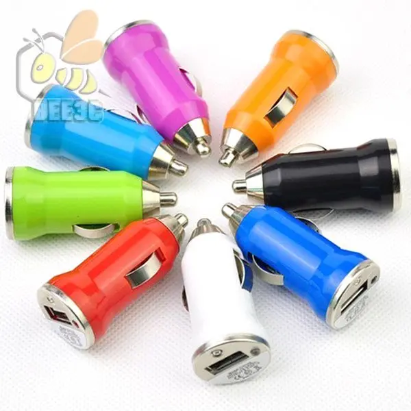 Универсальное компактное автомобильное зарядное устройство USB 5 в 1 а для iPhone 7 6 4