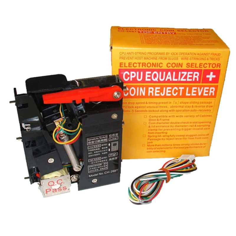 CH-268T верхний вход одиночный приемник монет Токен селектор для аркадных игровых