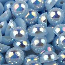 5 мм 700 шт./лот Mix colors AB Половина круглые плоские снизу бусины Имитация Бусины из АБС-пластика для ногтевое искусство, Модные украшения Аксессуары