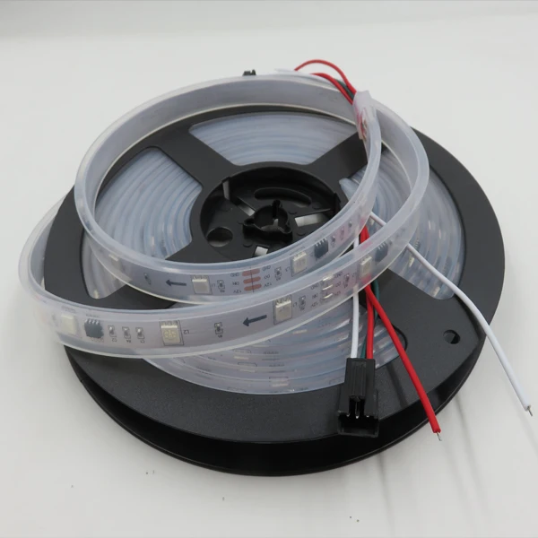 ETOP 5 м/рулон DC12V WS2811 300 светодиодов (20 пикс./м) светодиодная цифровая полоса с JST/13
