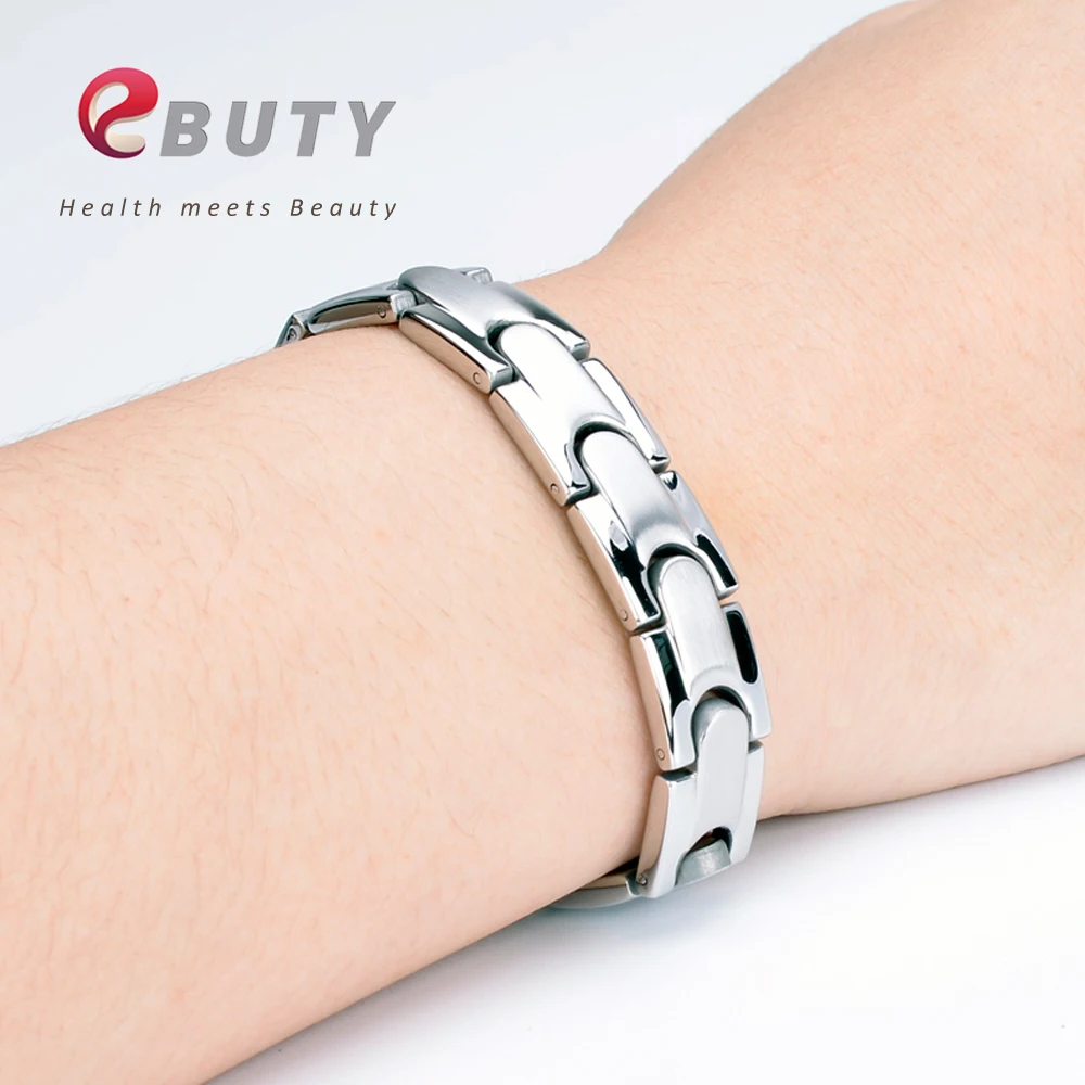 EBUTY титановый браслет для здоровья магнитный энергетический Браслет Модные