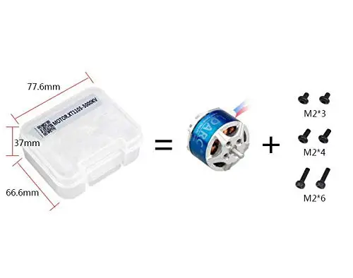 LDARC XT1105 5000KV бесщеточный двигатель 2-3S 1105 двигатели для квадрокоптера ET115 | Игрушки