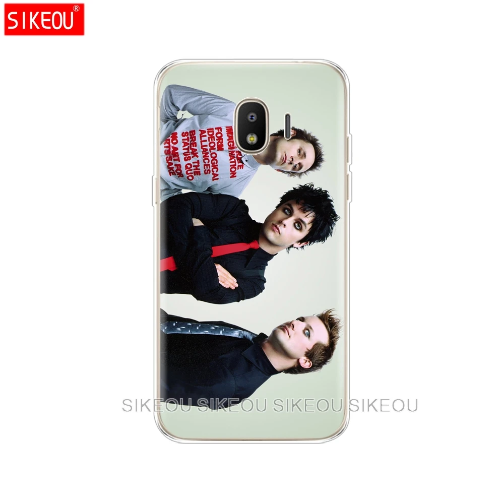 silicone cover phone case for Samsung Galaxy J3 J5 J7 2017 J330 J530 J730 PRO j2 2018 GREEN DAY DOOKIE AMERICAN | Мобильные телефоны