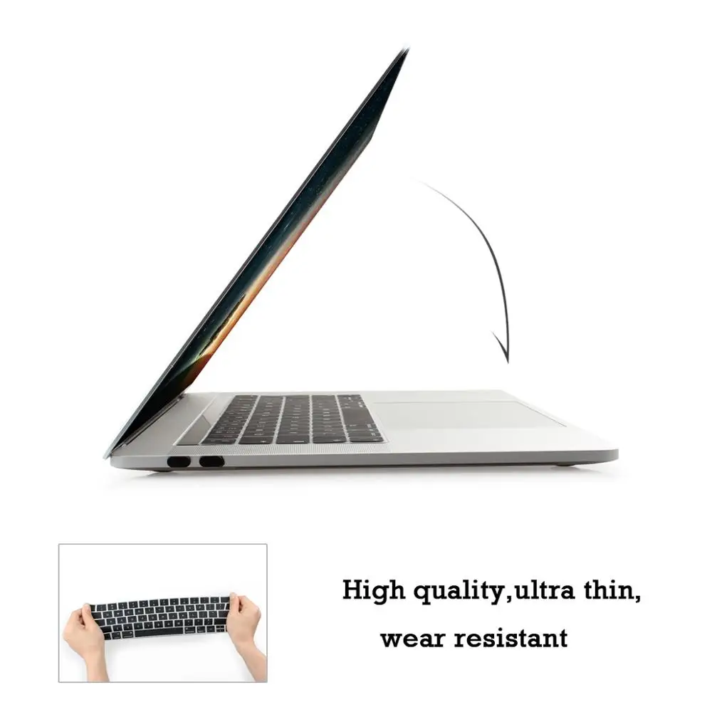 Для нового Macbook Pro 13 15 с сенсорной панелью 2016 A1706 A1707 защита для клавиатуры