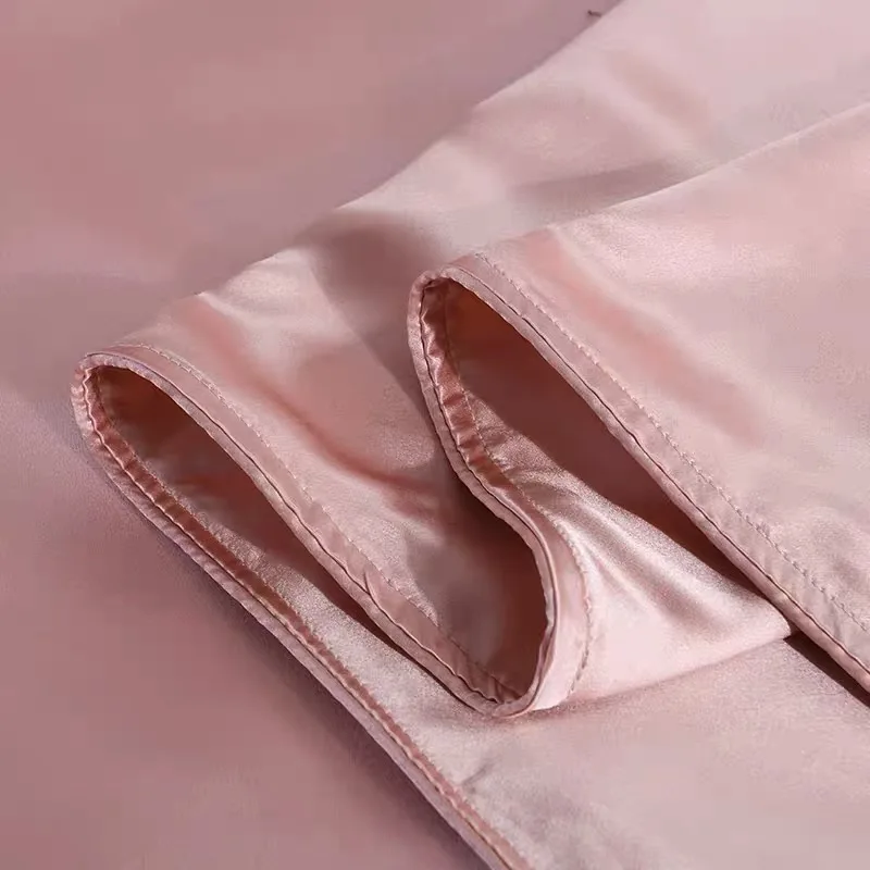 Dark pink Шелк тутового шелкопряда 30 мм, пододеяльник для пуховых одеял, размер King queen, синий, серый, фиолетовый, темно-розовый, молочный, чайный, 1 шт., на заказ MS06 - Цвет: Dark pink