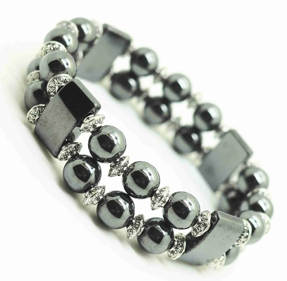 Круглые бусины сплав магнитный растягивающийся браслет мужские в chram браслеты