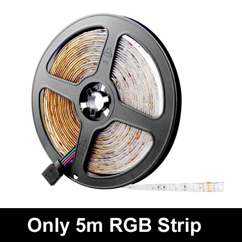 Only 5m RGB Strip Rgb Светодиодная лента Водонепроницаемая 12 В лента 60 светодиодов/м Smd 2835 Rgb Светодиодная лента Тира светодиодная Rgb лента Ledstrip 12 В - Испускаемый цвет: Only 5m RGB Strip