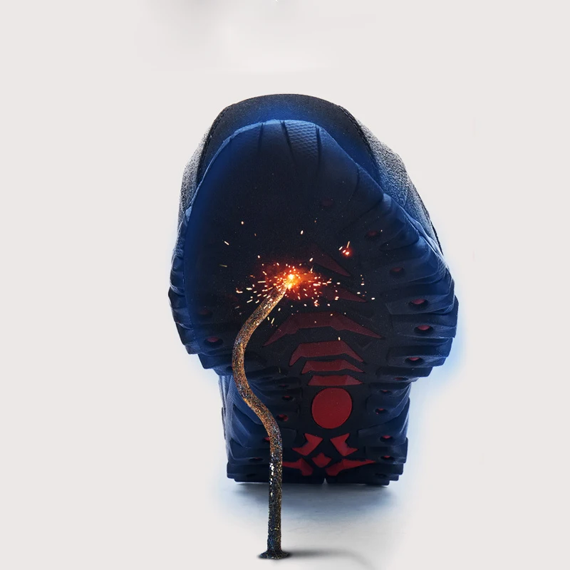 Мужские ботинки со стальным носком рабочая безопасная обувь устойчивая к