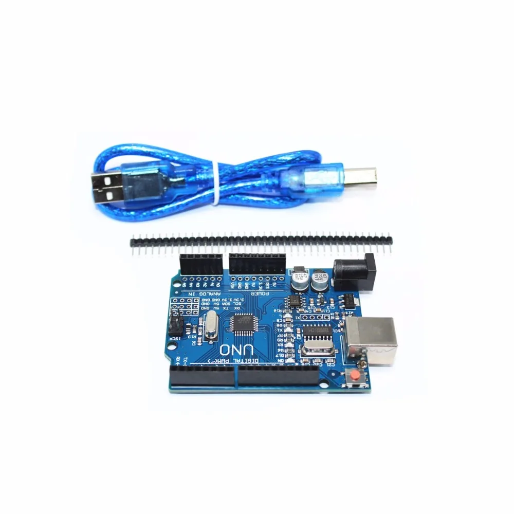 UNO R3 макетная плата ATmega328P CH340 CH340G для Arduino с прямым штыревым разъемом USB|Драйвер