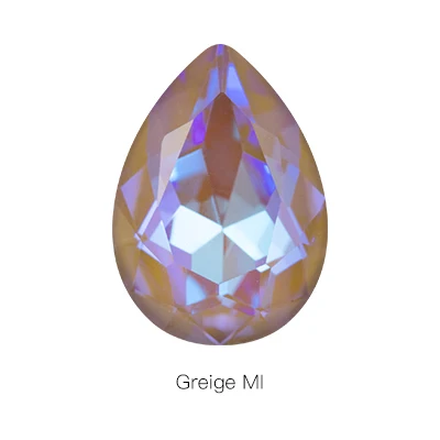 greige MI K9 стекло, кристалл, камень для шитья металлическая основа высокое качество камни Mocha Shimmer Pointback золотое покрытие на задней части Стразы Decorat - Цвет: greige MI