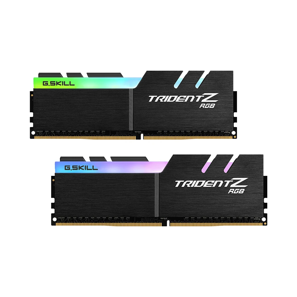 G. SKILL TridentZ RGB Серия 16 Гб(2x8 ГБ) DDR4 3200 МГц F4-3200C16D-16GTZR ОЗУ для ПК настольный компьютер DDR4 память 16-18-18-38