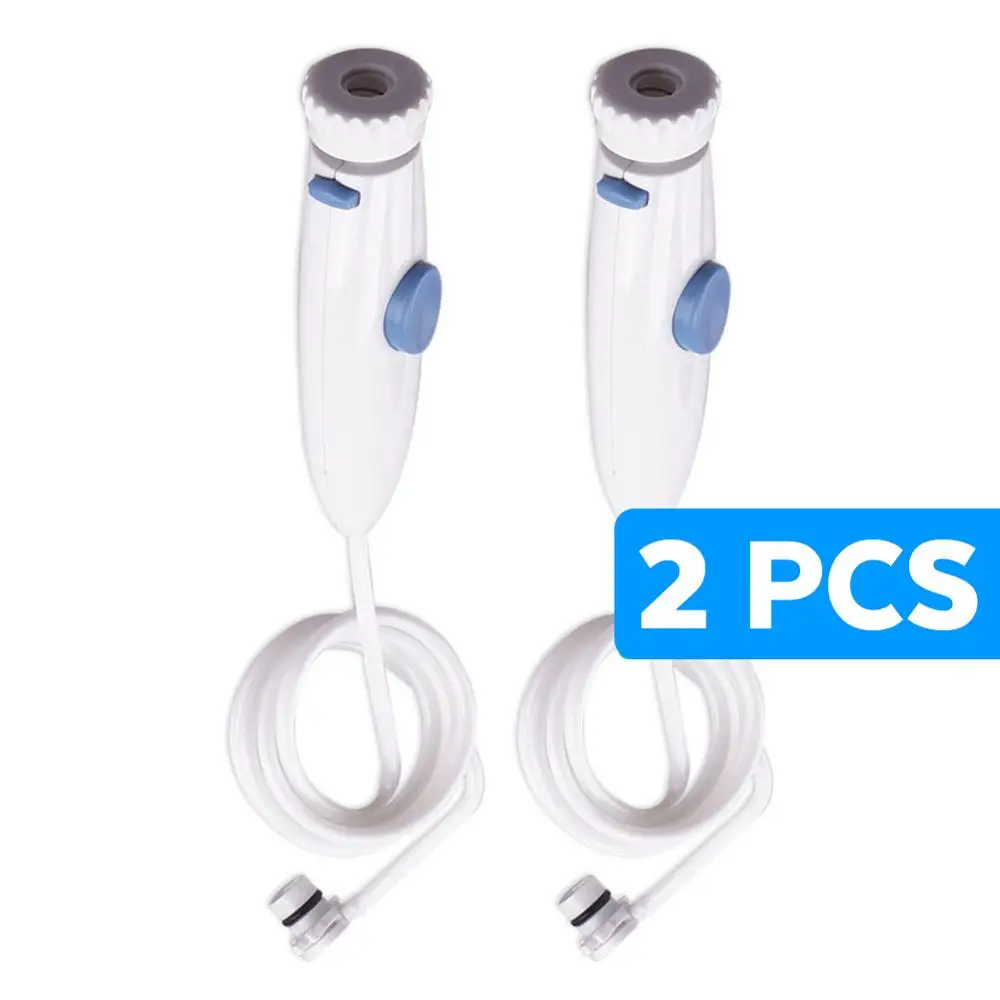 2 Pieces Nicefeel водяной Флоссер Ирригатор для полости рта стоматологических струи воды замена шланг ручка фоновая заставка для фотомоделей VL-1505 OC-1200 WP-100 только в том случае - Цвет: 2 Pieces