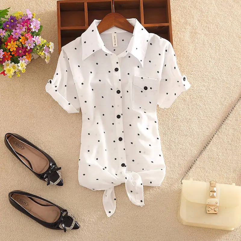 Женские рубашки белые блузки кимоно летний топ женские хлопковые короткий рукав