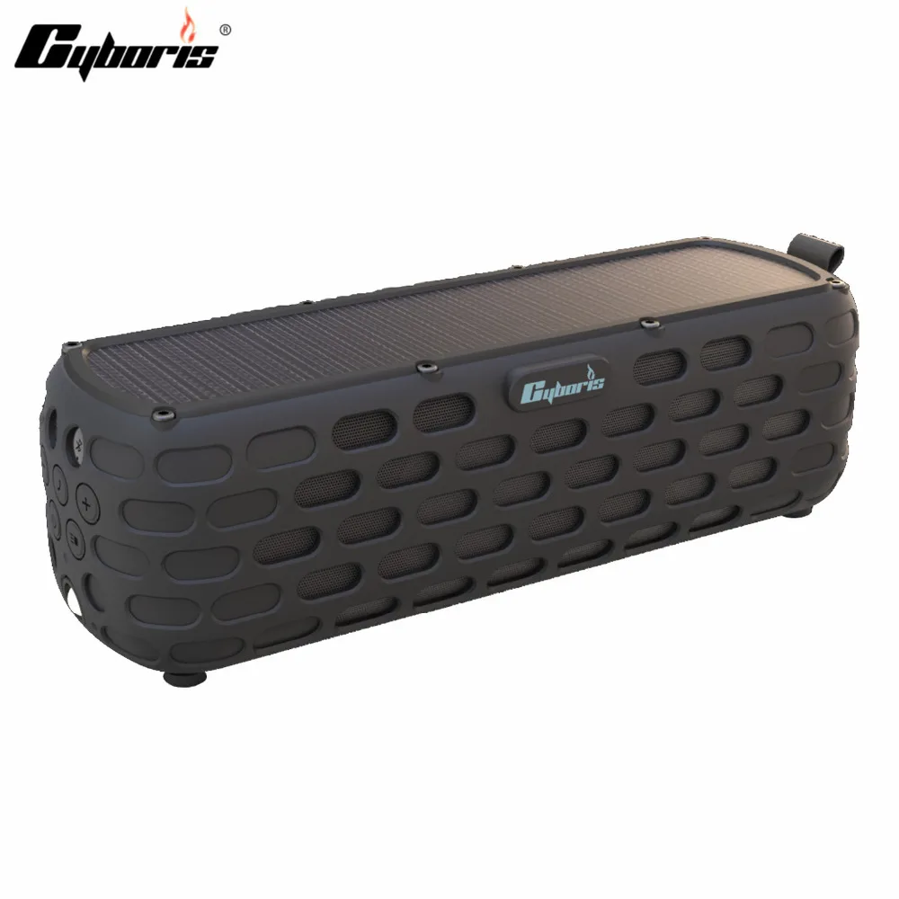 CYBORIS водонепроницаемый Солнечный Bluetooth динамик беспроводной HiFi Bluetooth 4,0 динамик для улицы альпинизма Велоспорт со встроенным микрофоном