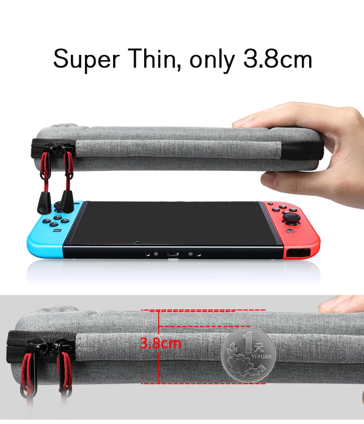 Чехол Liboer Zend Switch, Жесткий Чехол, тонкий чехол для путешествий, для консоли nintendo Switch, аксессуары для переноски