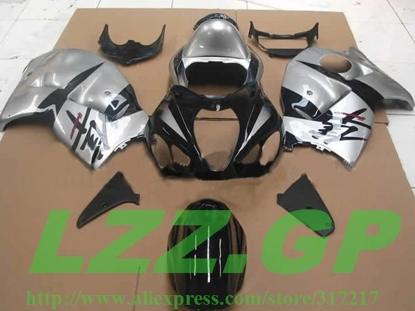 

Injection For SUZUKI Hayabsa GSXR1300 GSX-R1300 GSXR 1300 96 97 98 99 00 01 02 03 04 05 06 07 Silver Black Fairing