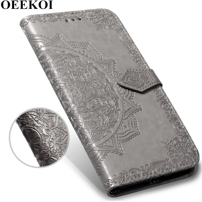 OEEKOL цветок дурмана откидная крышка кожаный чехол для huawei P30 Pro/Y6 Pro 2019/Y7 2019/Y9 2018/Enjoy 9