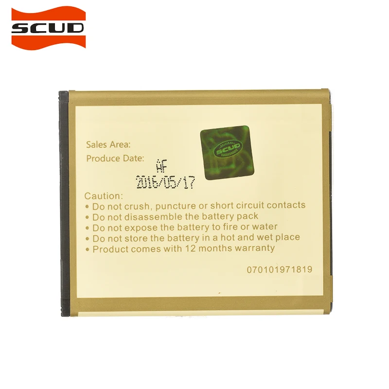 SCUD Оригинальный аккумулятор для телефона EB425161LU Samsung i699/i739/i759/i8160/i8190 GALAXY S3 Mini/S7562/S7568