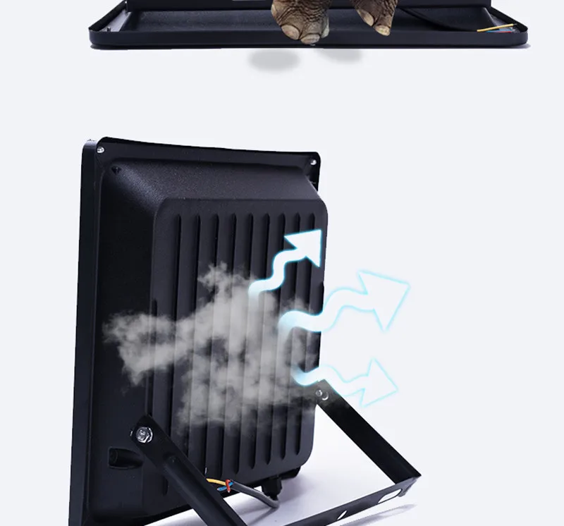 Светодиодный прожектор светильник 30W 50W 100W 150W 200W 300W 220V заливающее светильник s Поиск лампы IP65 отражатель foco светодиодный внешний на открытом воздухе точечный светильник