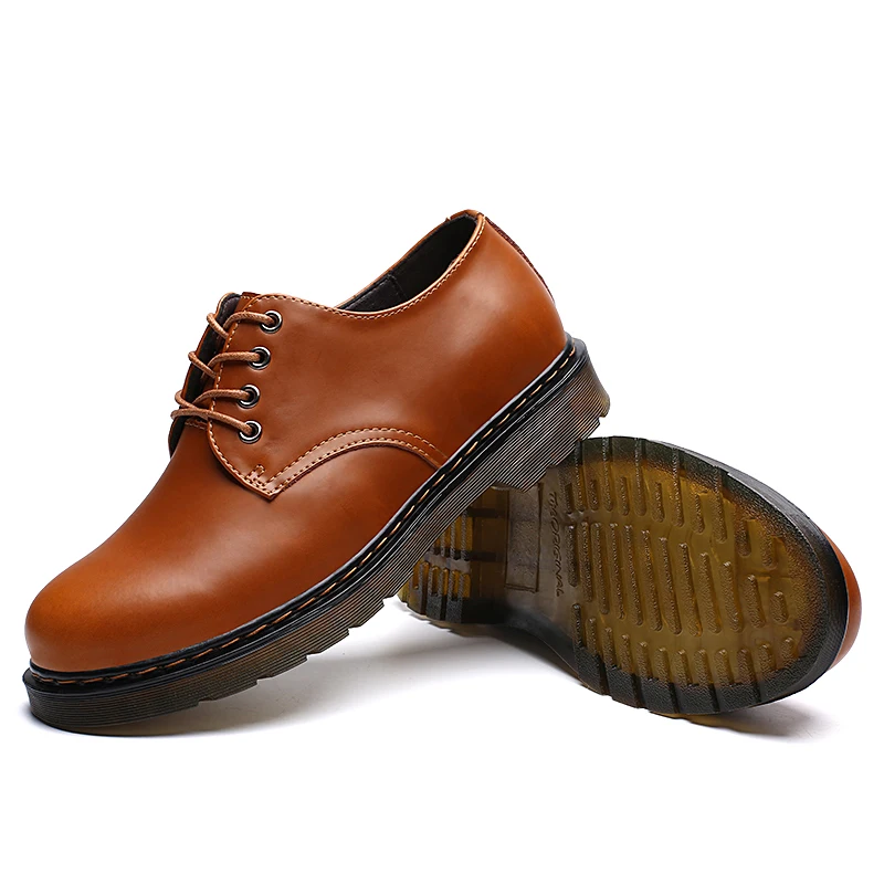 High Quality Genuine Leather Men Shoes Spring Work Safety Casual Fashion Flats Oxfords Loafers Moccasins Big Size 39-46 | Обувь