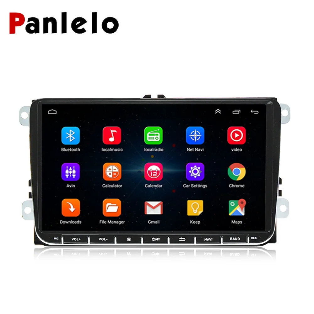 Panlelo 2 Din Android 8 1 GPS навигация мультимедийный плеер стерео радио 9 дюймов сенсорный