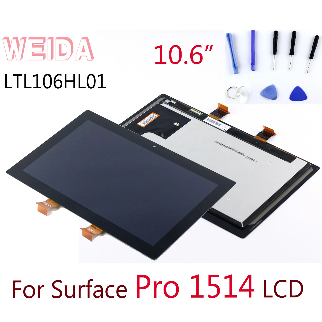 WEIDA/Pro1 ЖК дисплей 10 6 &quotдля Microsoft Surface Pro 1 Дисплей кодирующий преобразователь