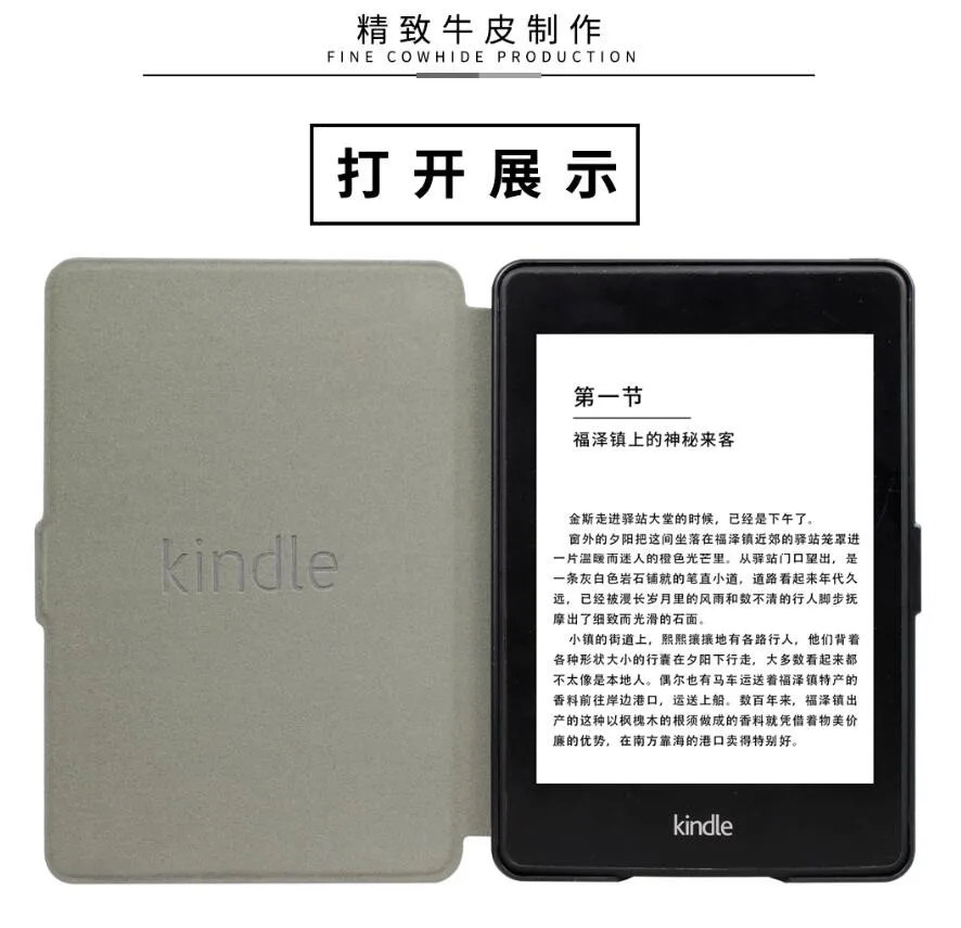 Gligle чехол из натуральной кожи для Amazon kindle paperwhite 1 2 3 Ereader shell 1000 шт./лот