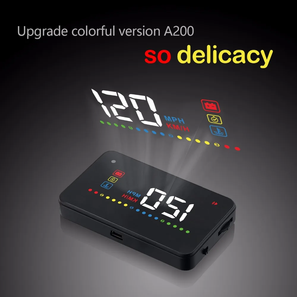 

Car HUD Head Up Display Universal Auto Car Vehicle Speeding Warning MPH Head-Up Display Projector