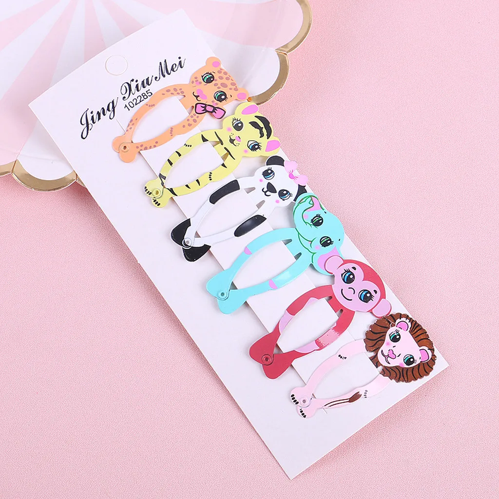 

Kids Hair Pins Infant Baby Girls Cartoon Fruit Hairclip Hairpin Barrettes Headwear Set For Girls Gift #39