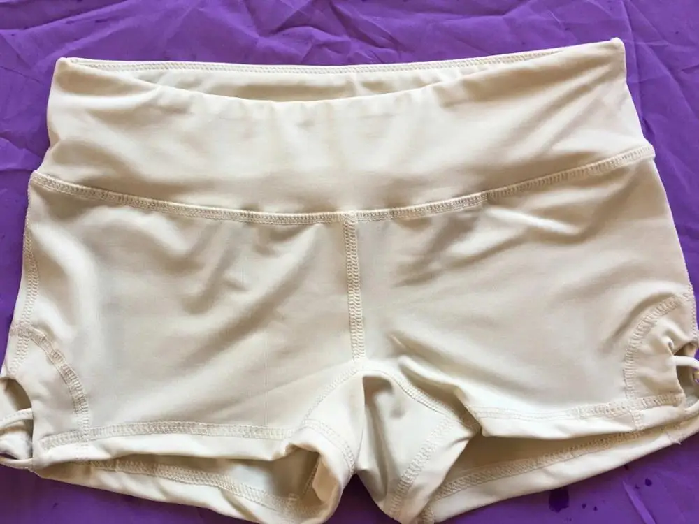 Khaki Женские компрессионные обтягивающие эластичные спортивные шорты с высокой талией для йоги, спортзала, для женщин, шорты для занятий фитнесом, женская одежда, леггинсы - Цвет: Khaki