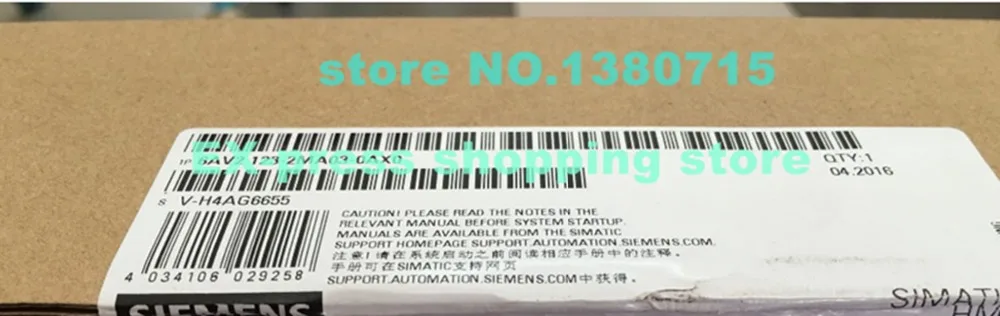 Новый оригинальный Ktp1200 12 дюймов Сенсорная панель Hmi основные Dp 6av2123 2ma03 0ax0 6av 2123