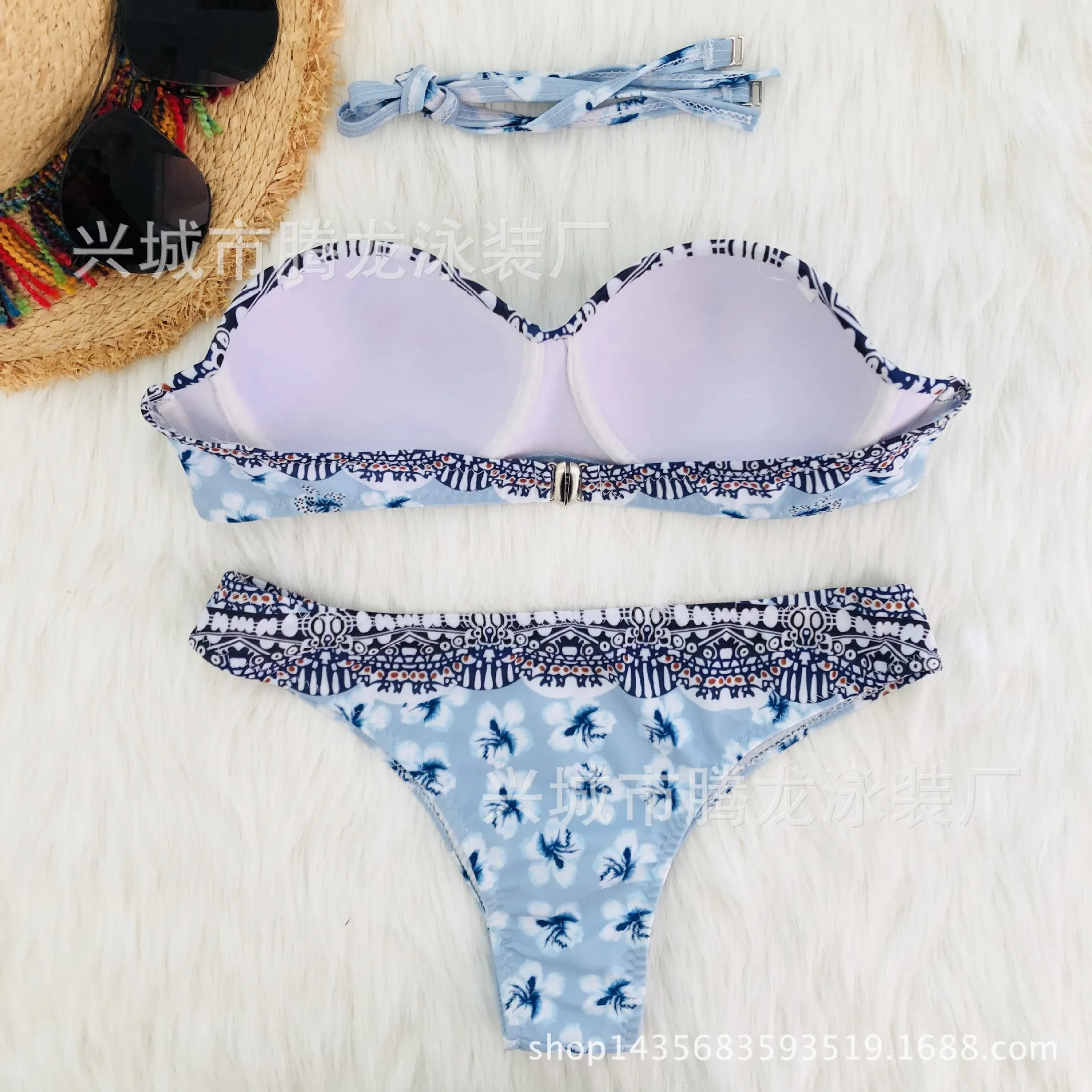 Новый стильный сексуальный комплект бикини для женщин и женский пляжный