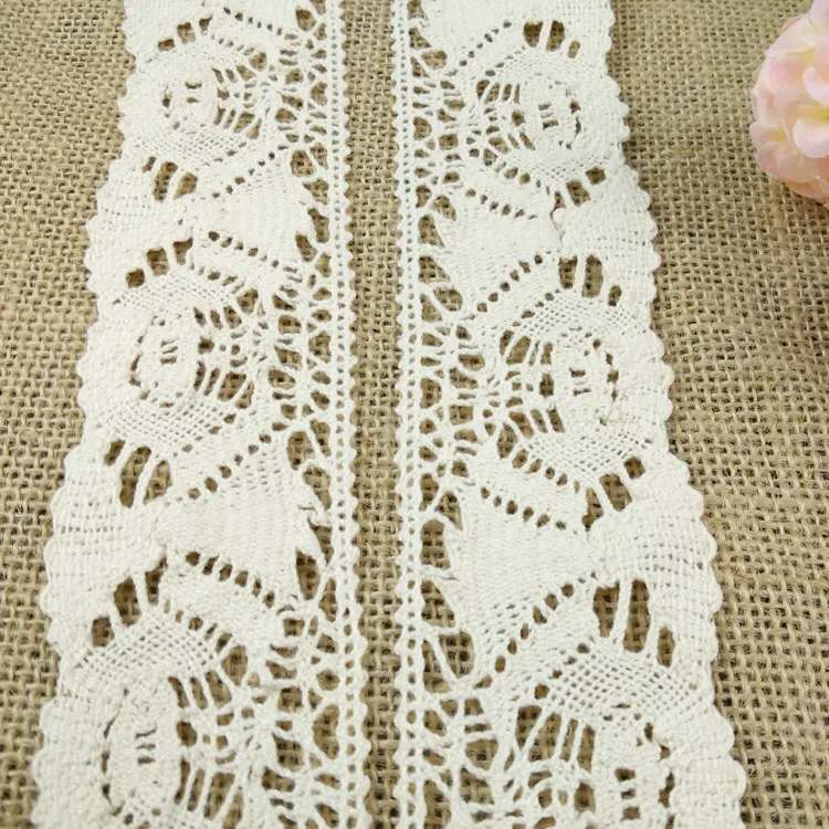 10yards 5.1cm cotton garment accessory trim lace ribbon DIY crafts home textile wedding decoration fabric |