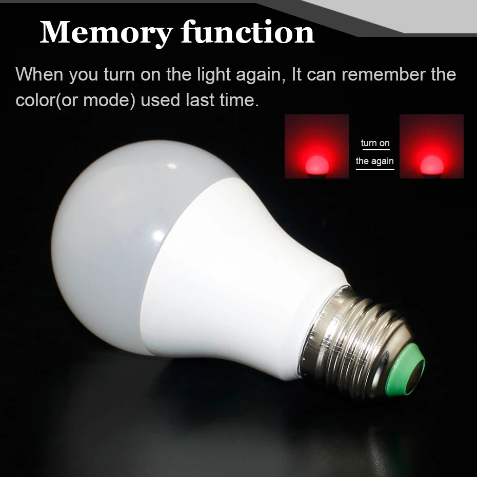 Диммирусветодиодный Светодиодная лампа E27 5 Вт RGB 10 15 RGBW RGBWW 16 цветов с функцией