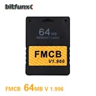 Карта памяти BitFunx Free McBoot 64 Мб для PS2(Playstation 2) FMCB, карта памяти v1.966
