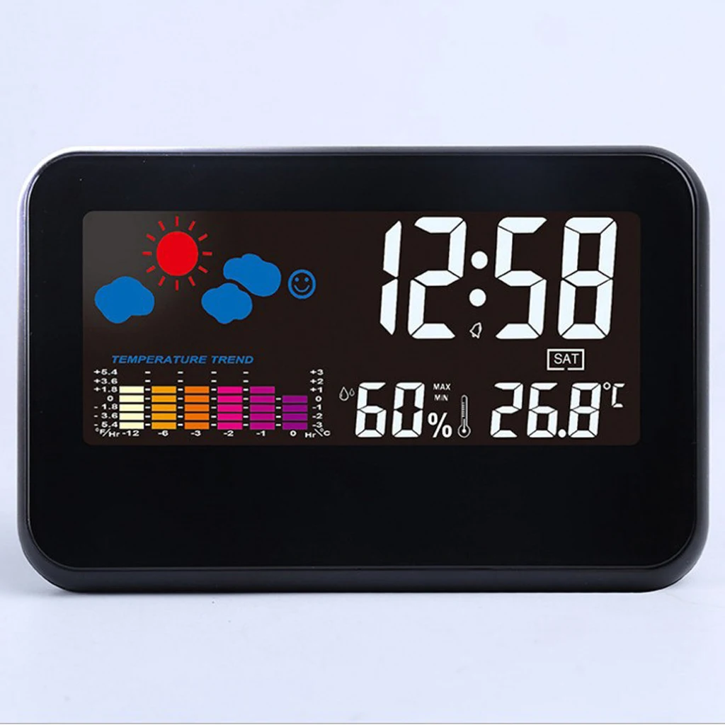 

Waterproof LCD Digital Temperature/Humidity Weather Station Alarm Clock
