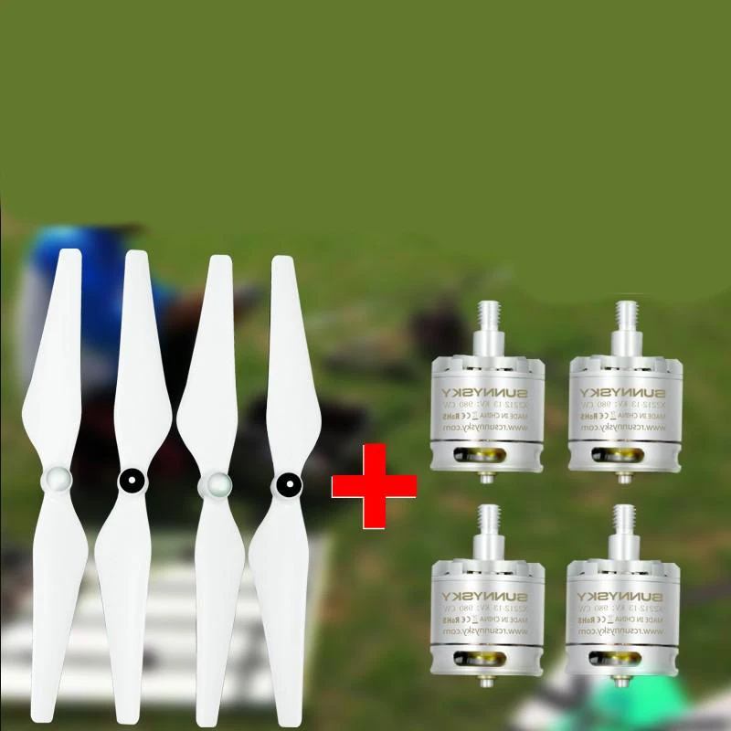 Набор мощности F450 F550 Sunnysky X2212 CW CCW Motor + Пропеллер 9450 для RC мультироторного воздушного судна UAV Drone DIY Parts