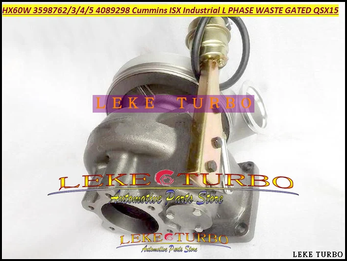 Фото Турбокомпрессор HX60W 3598762 3598763 3598764 3598765 4089298 для Cummins ISX Industrial L PHASE WASTE GATED QSX QSX15 TIER 3 2002- CM570 №1