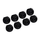 Прямоугольные пластиковые соединители для модульного органайзера, шкафа и проволочной сетки, квадратный стеллаж, набор из 8 шт.