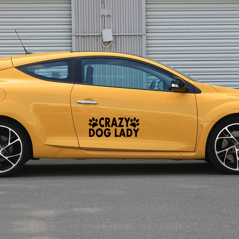 Новинка 2017 стильные наклейки для автомобиля бешеная собака модные креативные