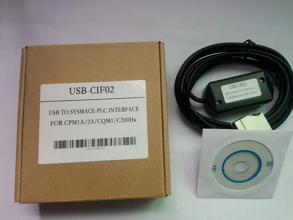 USB CIF02 USB-CIF02 (CQM1CIF02) для Omron ПЛК CPM1 CPM1A CQM CPM2A C200HS C200HX/HG/HE SRM быстрая доставка |