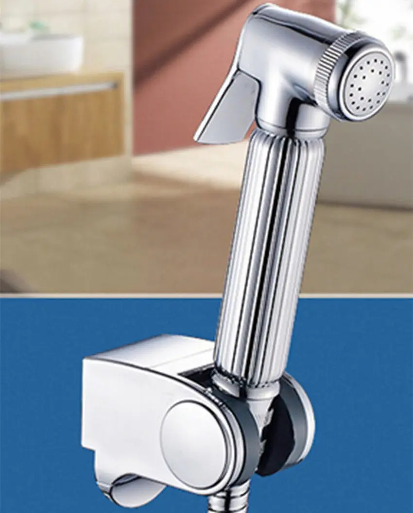 

Solid brass Toilet Handheld Bidet Shower Spray Shattaf Kit Sprayer+Hose+Holder