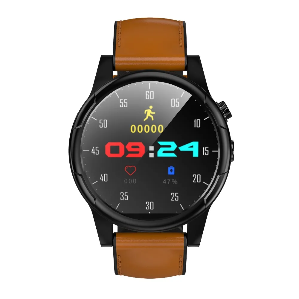 Высококлассные 4G LTE Android 7,1 WiFi gps Sim карта 4G мужские умные часы 1,6 дюймов HD экран круглый телефон монитор сердечного ритма