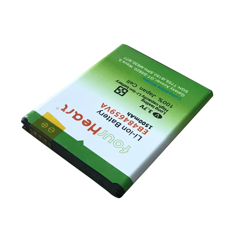 1500 мАч EB484659VA Батарея для Samsung Galaxy S5820 I8150 w689 S5690 T759 I8350 S8600 M930 i110 R730 i677|Аккумуляторы