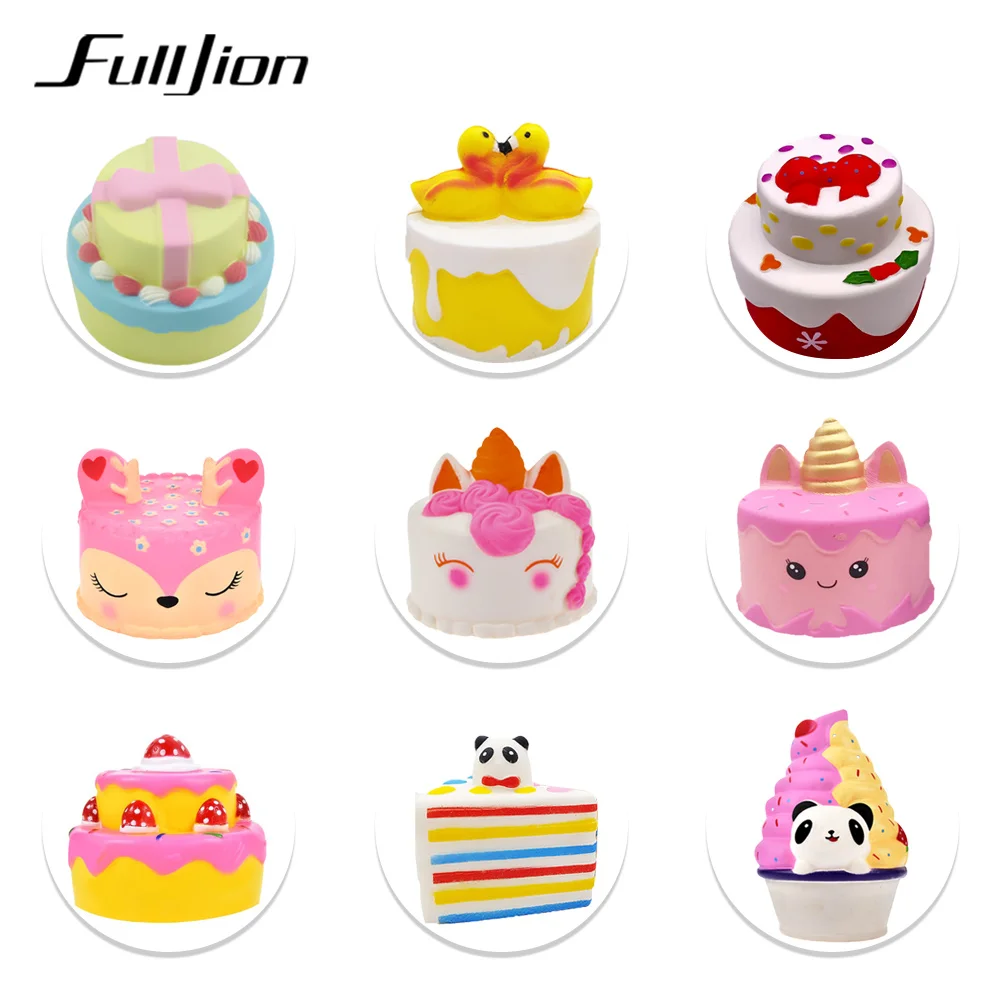Fulljion Squish Squishy единорог торт гаджет популярные игрушки приколы розыгрыши стресс