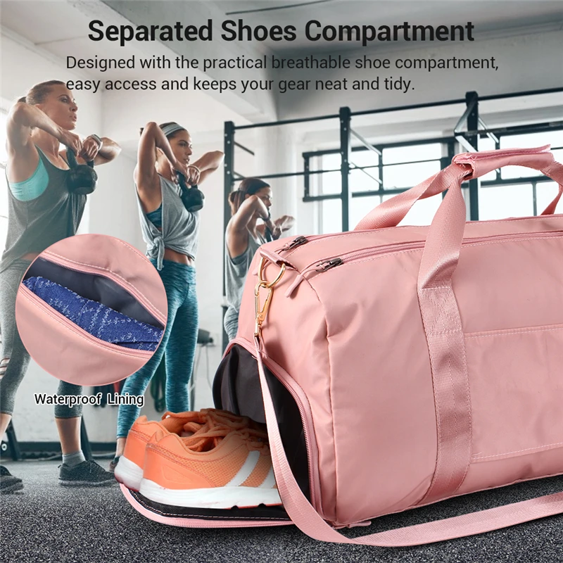 Для улицы занятий спортом и спортзала сумка с обувью отсек Training Фитнес Йога