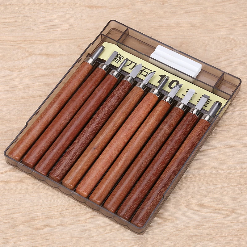 Профессиональный нож для резьбы по дереву 10 шт./лот долото Деревообрабатывающие