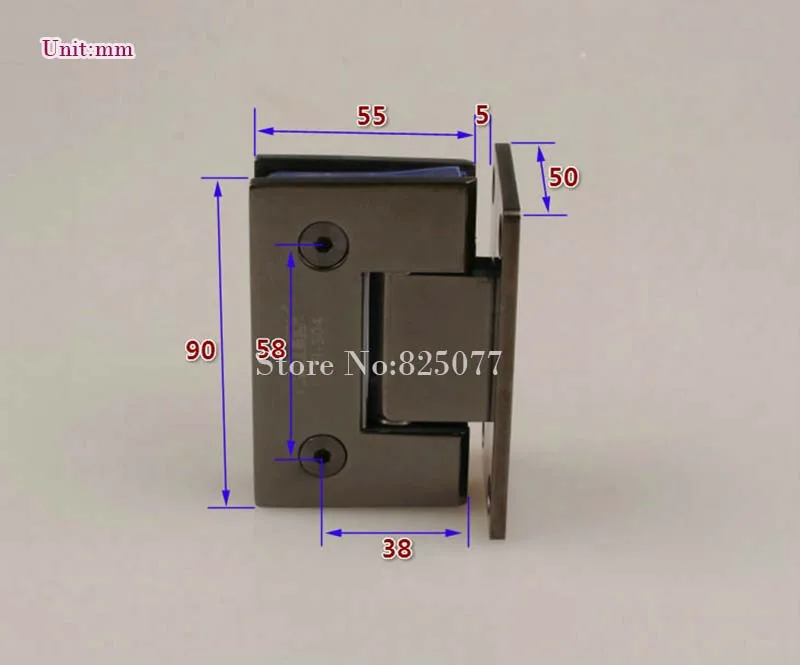 1 шт. высокое качество черный титан 90 градусов нержавеющая сталь 304 настенное