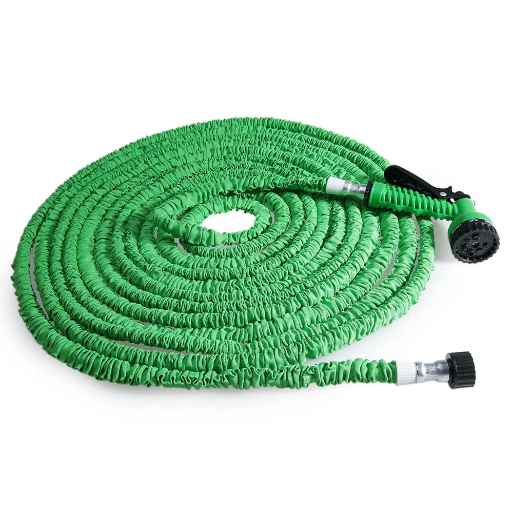 Популярные 25FT-200FT расширения Магия Гибкая Сад водяной шланг катушки автомобиль