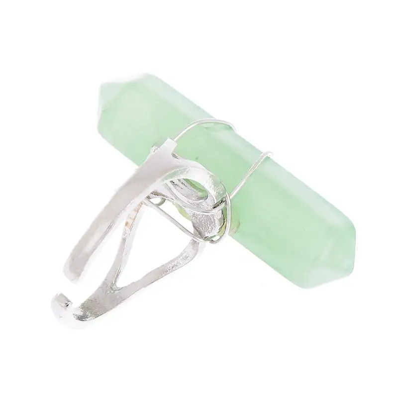 Модные кольца неправильной формы с кристаллом кварца драгоценные камни из